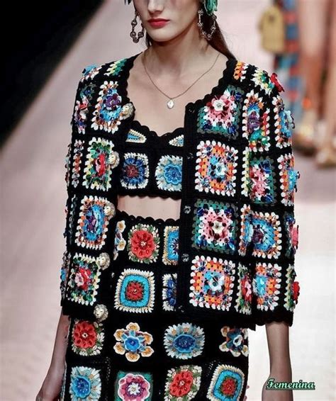 cappotto crochet dolce gabbana